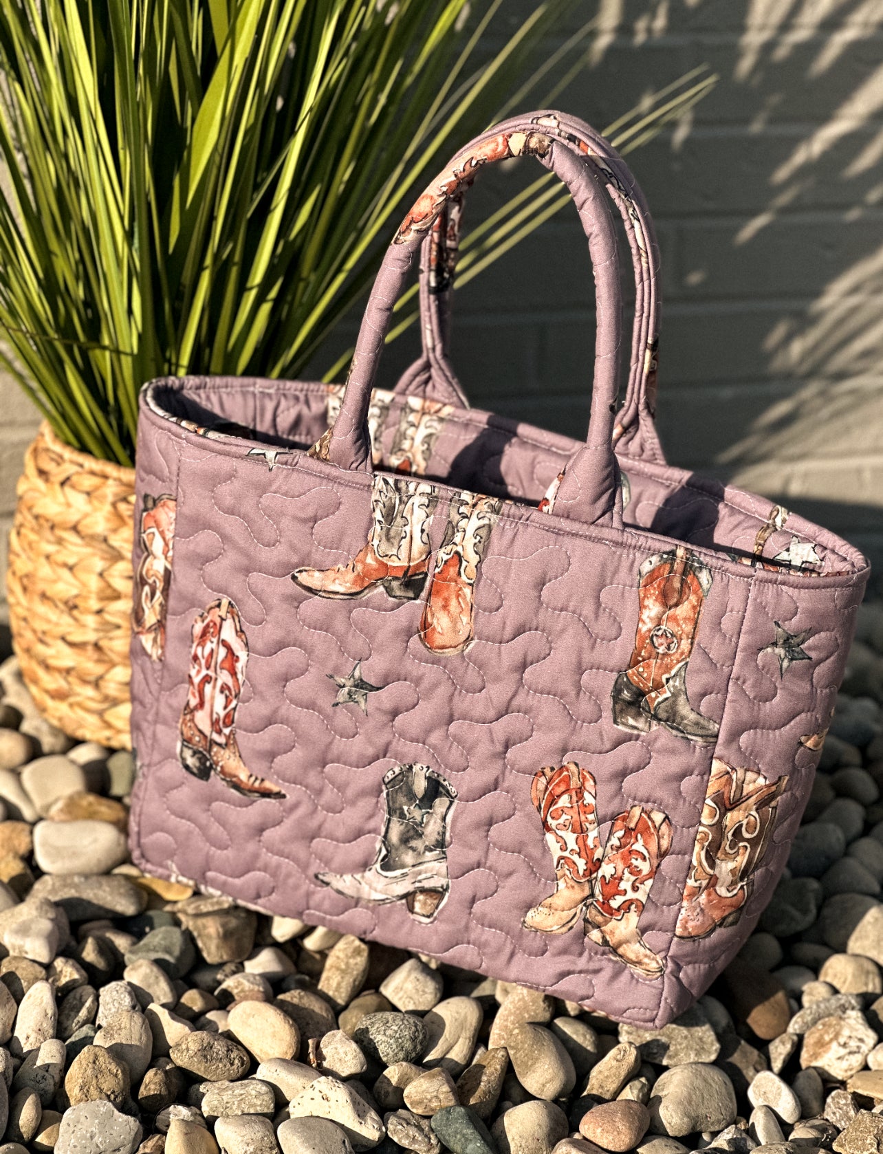 The Thunderbird Boots Quilted Handbag