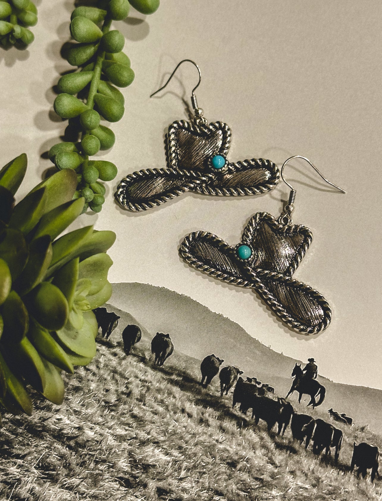 The Ten Gallon Earrings