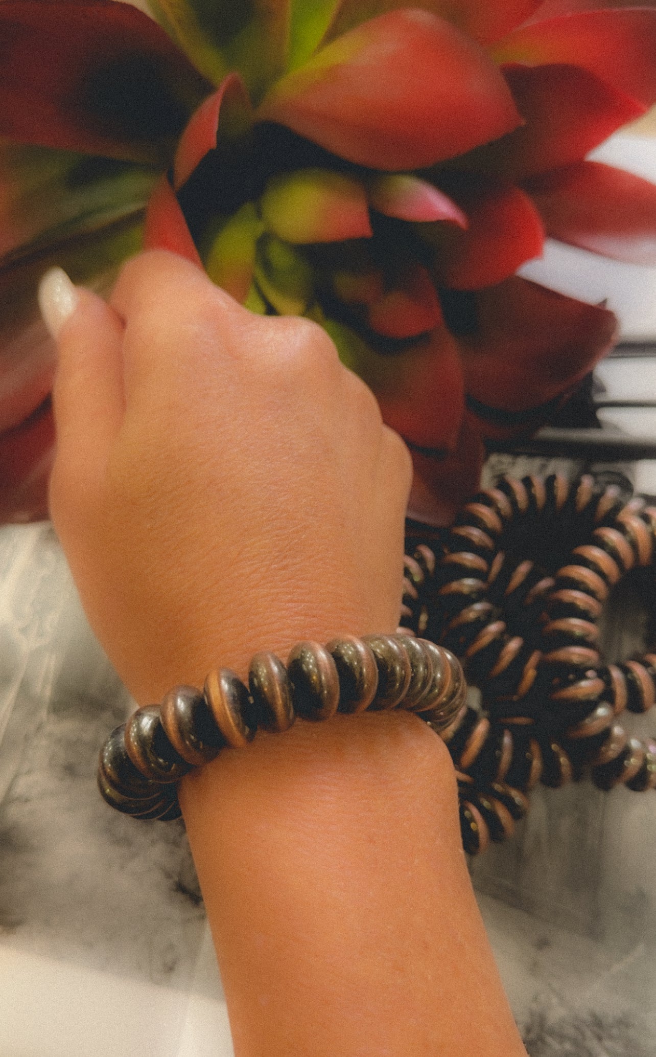 Copper 14mm Stretch Bracelet