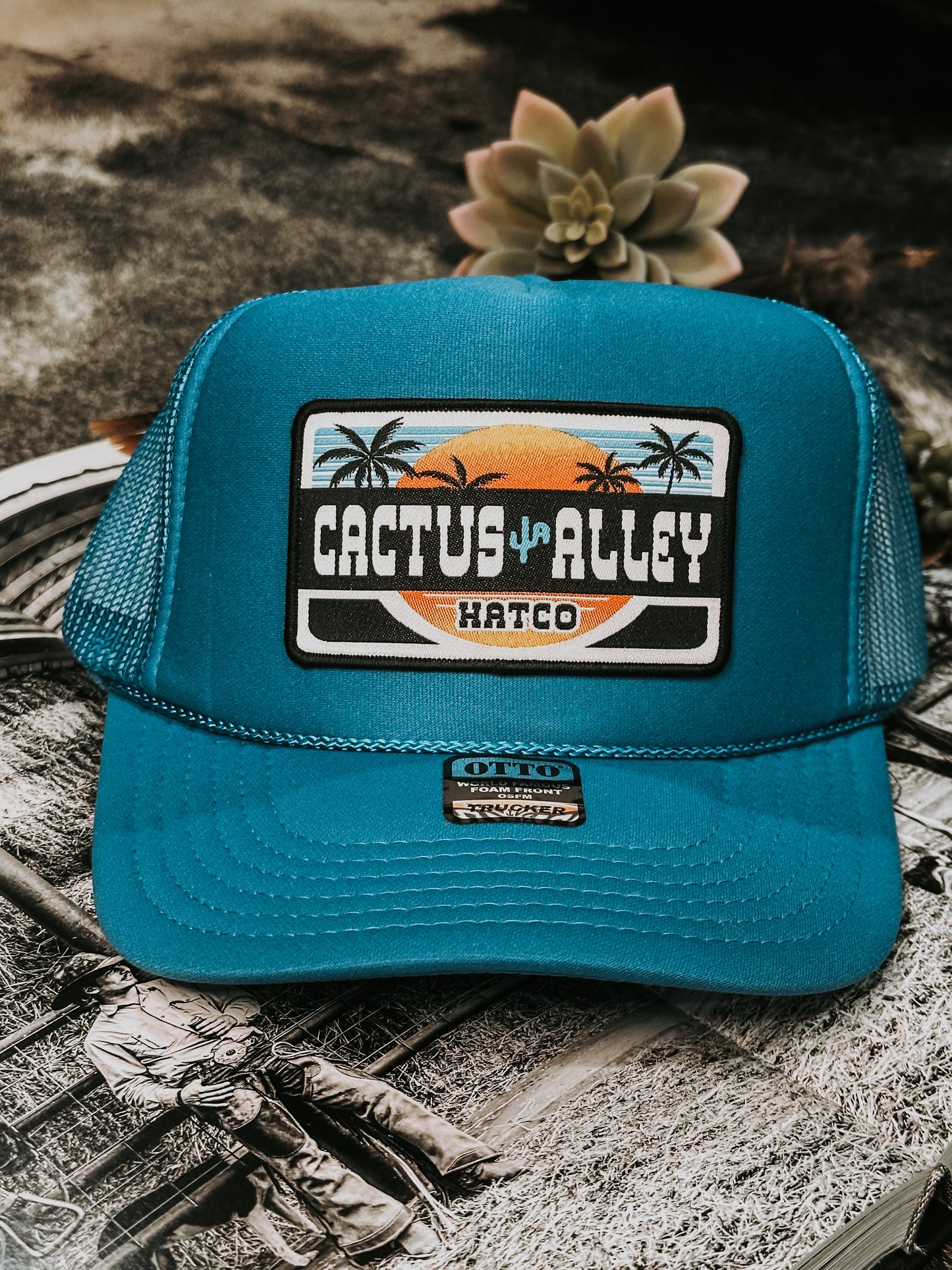 Cactus Alley Turquoise Beach Cap