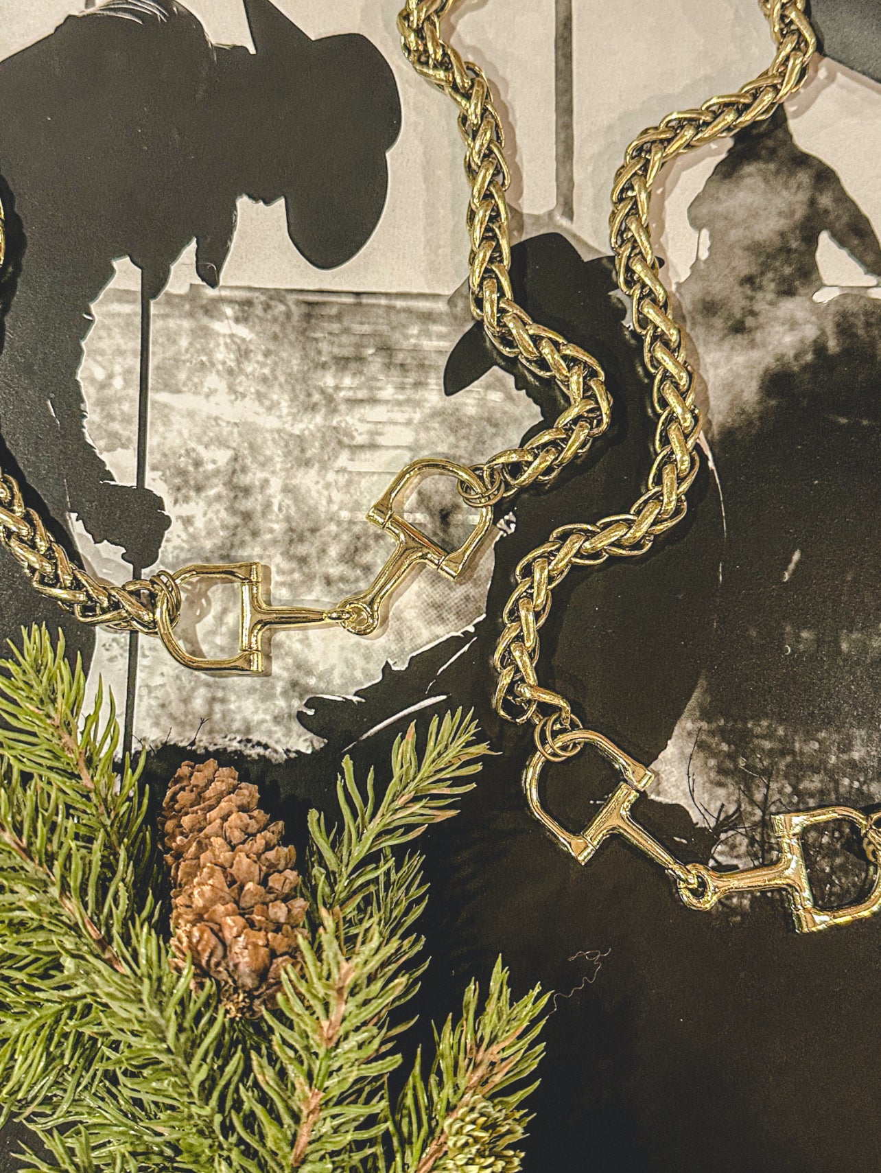 The Holden Snaffle Bit Necklace (Gold)