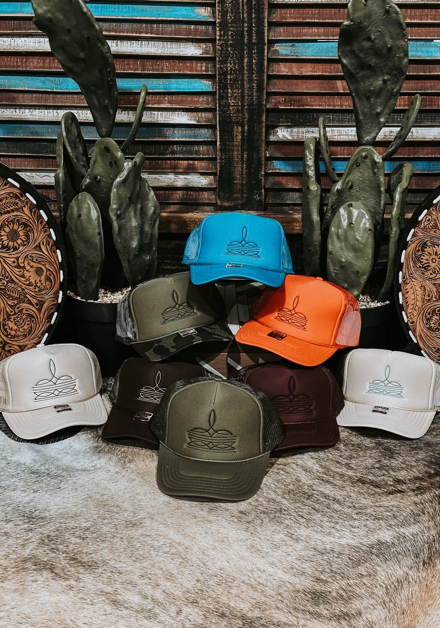 The Boot Stitch Cap – Wild Horse Western display picture 2