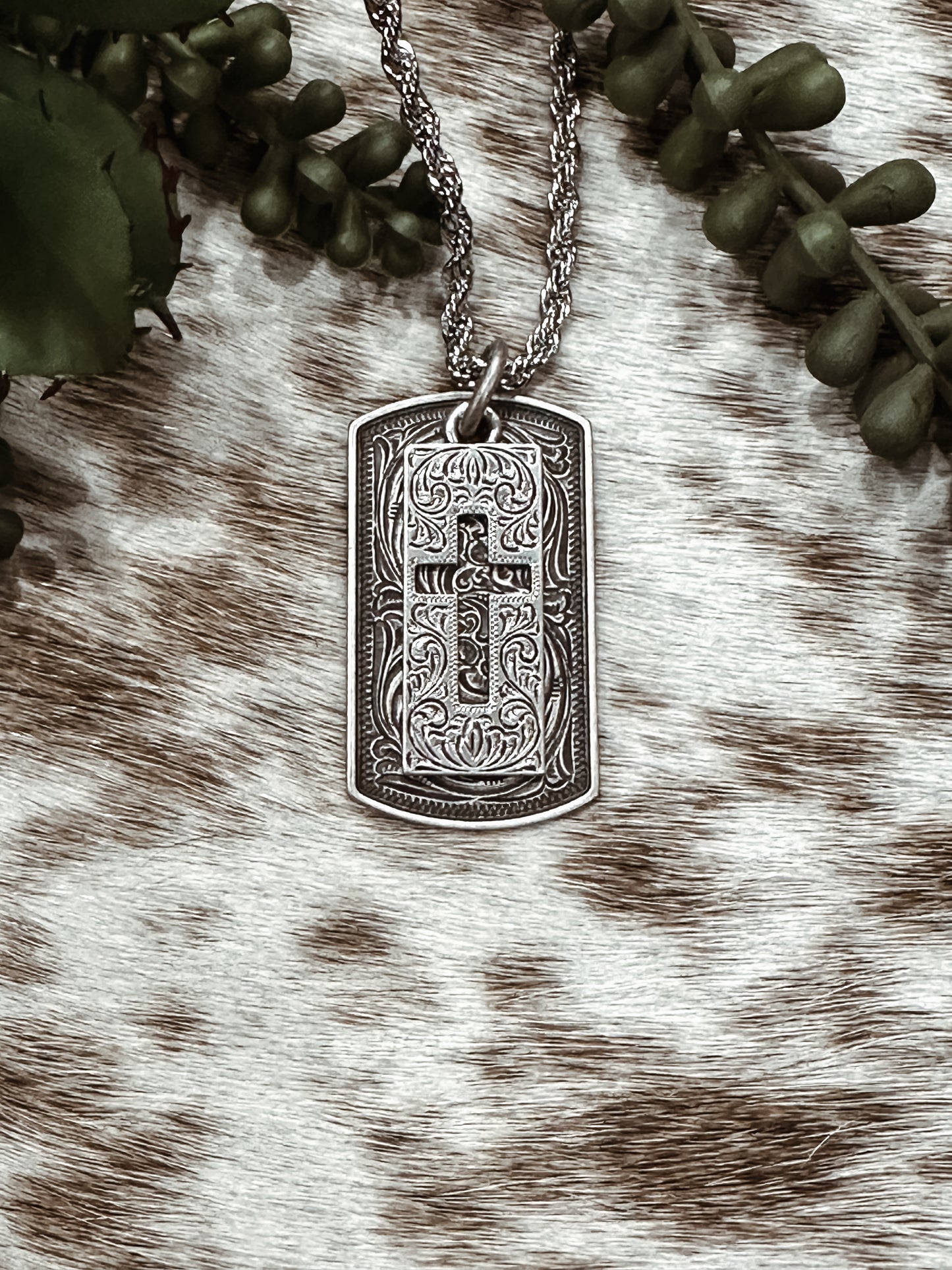 The Crossed Dog Tag Necklace