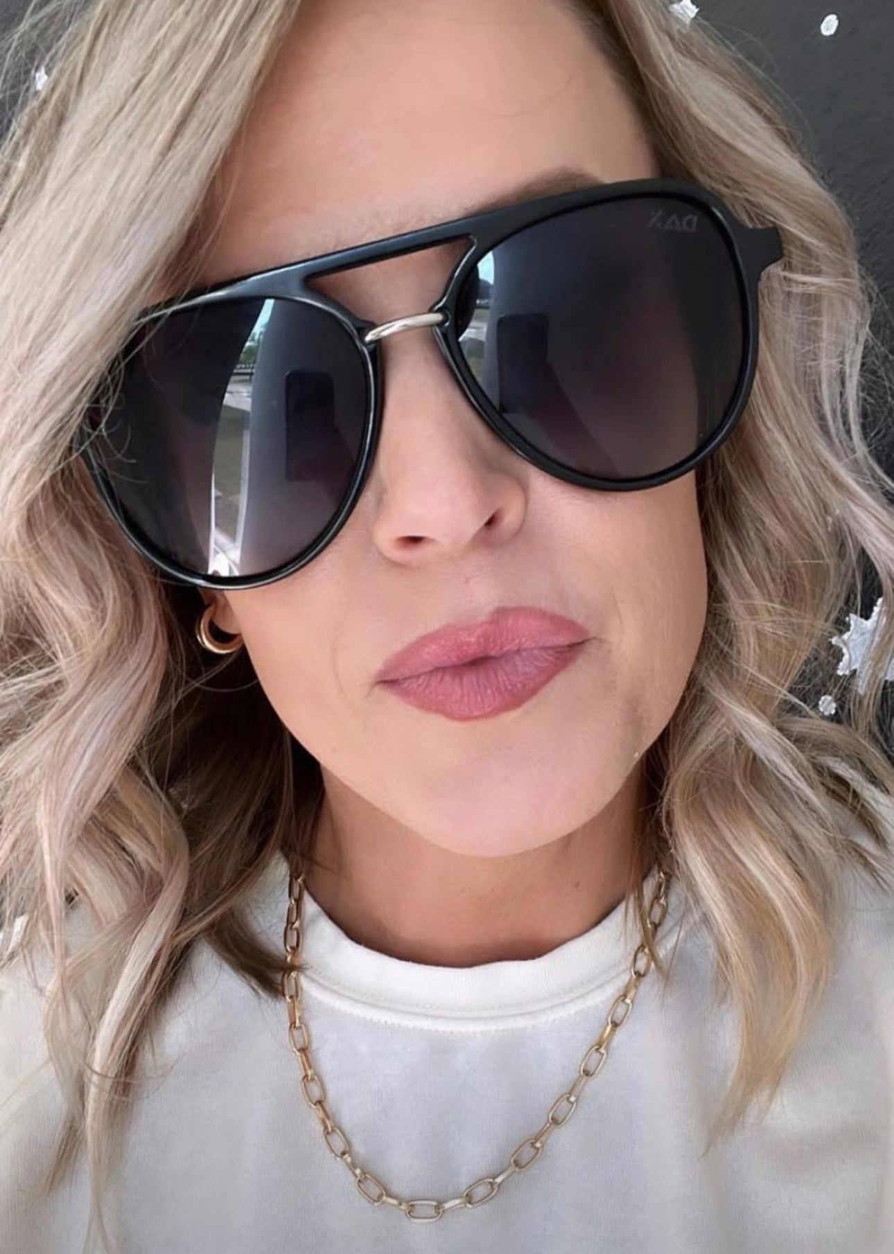 The Earhart Black Sunglasses