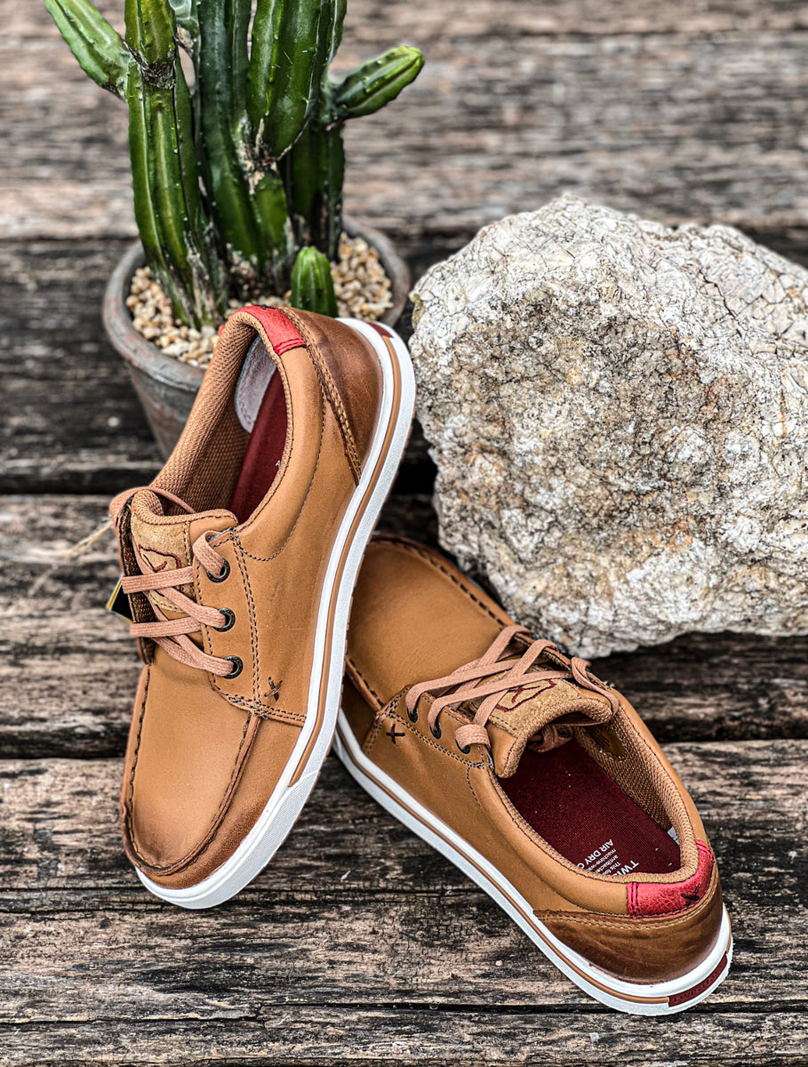 Twisted X Leather Lopers Wild Horse Western