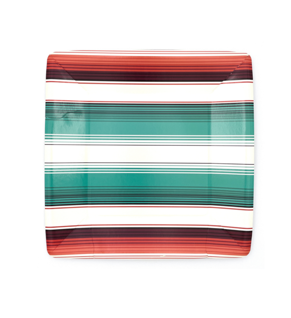 Desert Stripe Serape Dinner Plates
