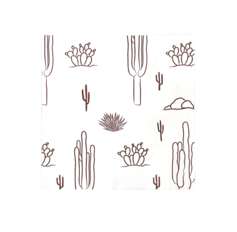 Cactus Cocktail Napkins