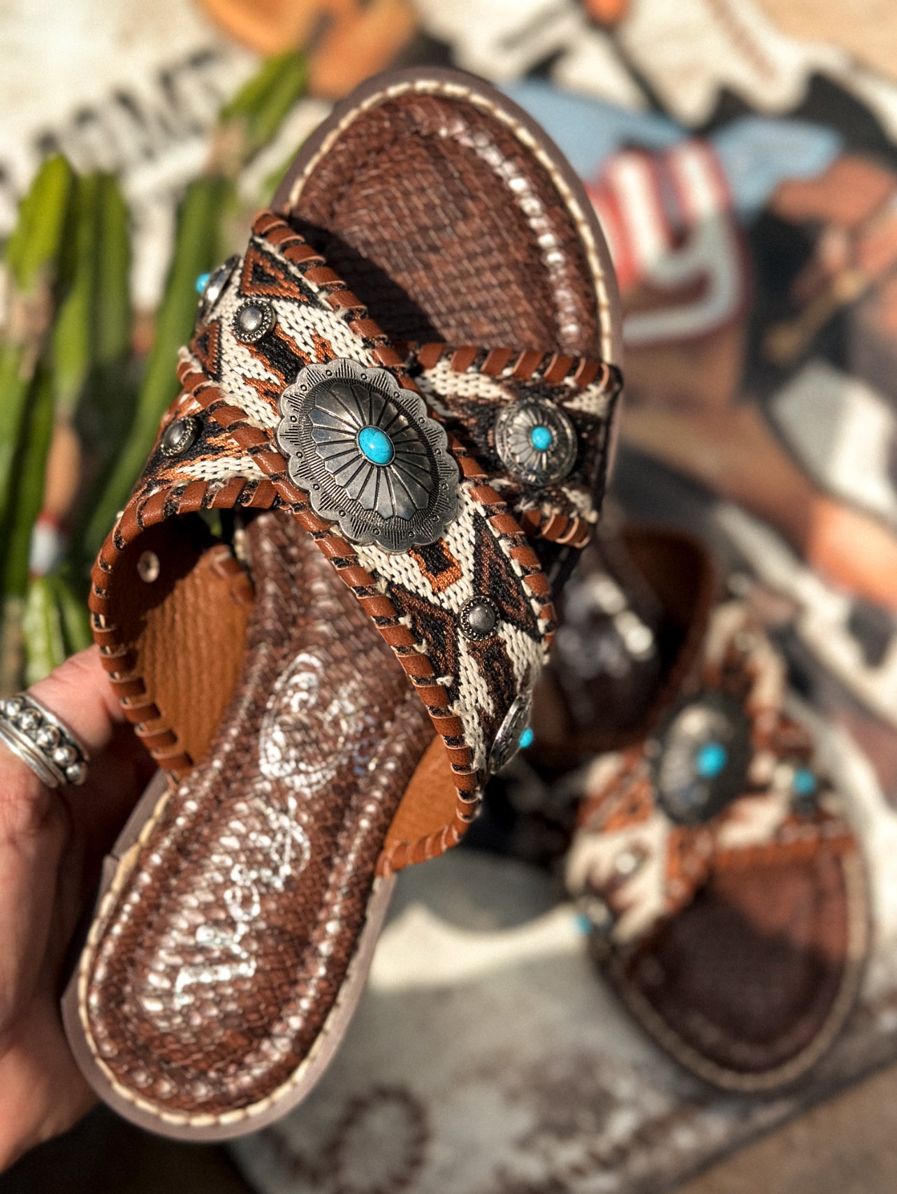 The Jungle Concho Sandals
