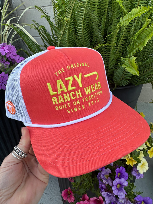 Lazy J Untroubled Cap *Coral