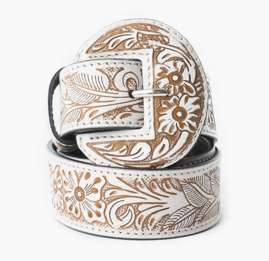 Talon High Desert Belt-White