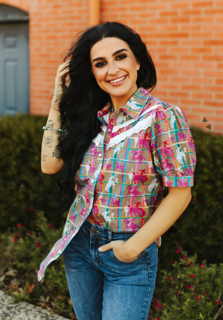 The Plaid Posse Top