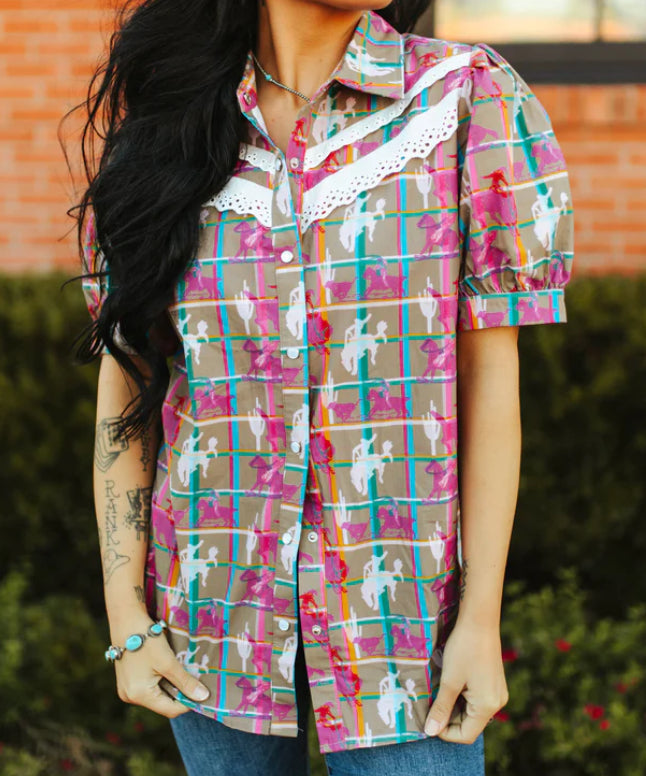 The Plaid Posse Top