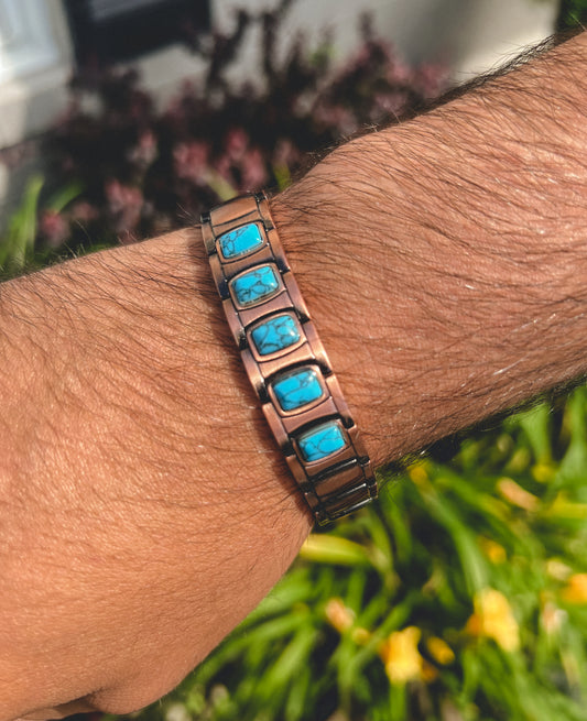 The Alvaredo Copper Link Bracelet