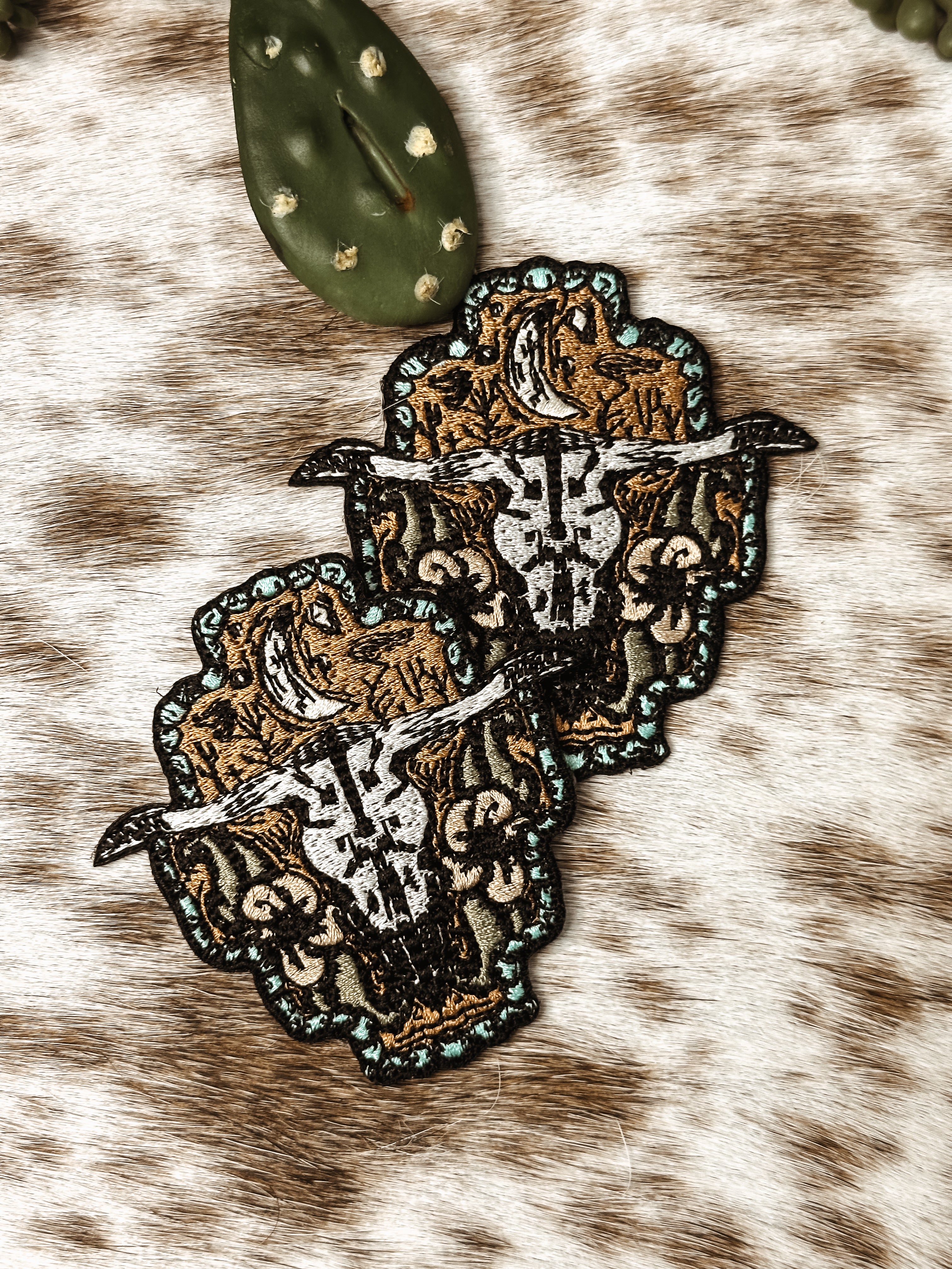 Steed Patch The Desert Steer Patch – Wild Horse Western