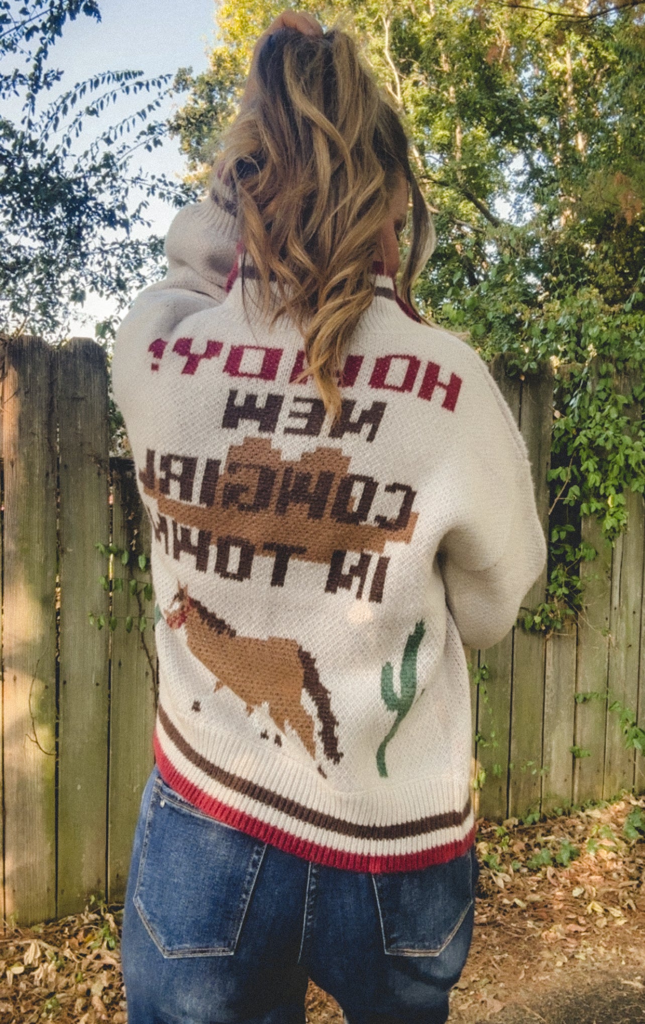 The Cowgirl In Town Sweater