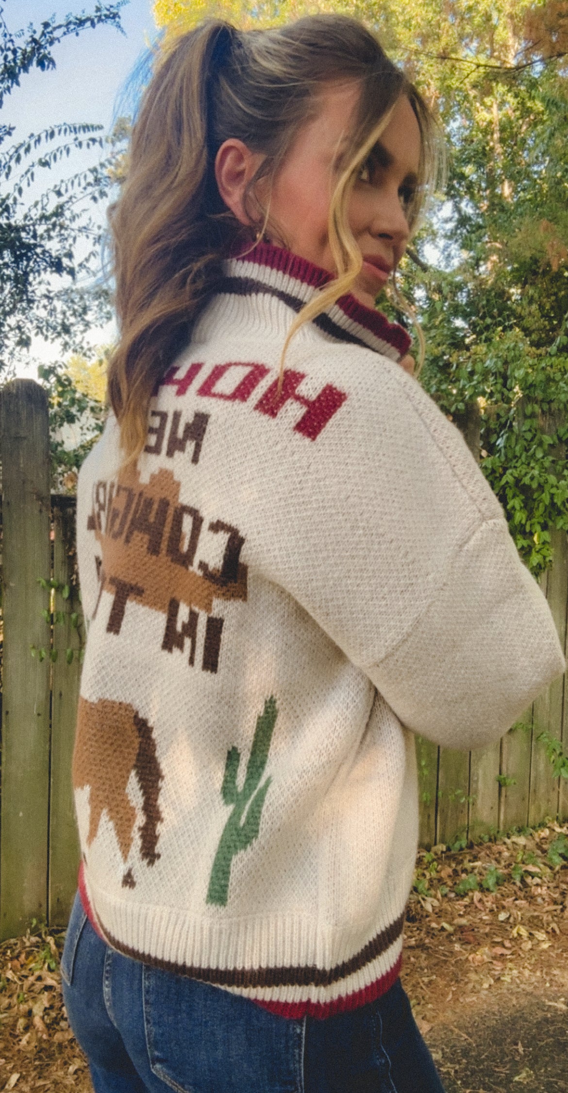 The Cowgirl In Town Sweater