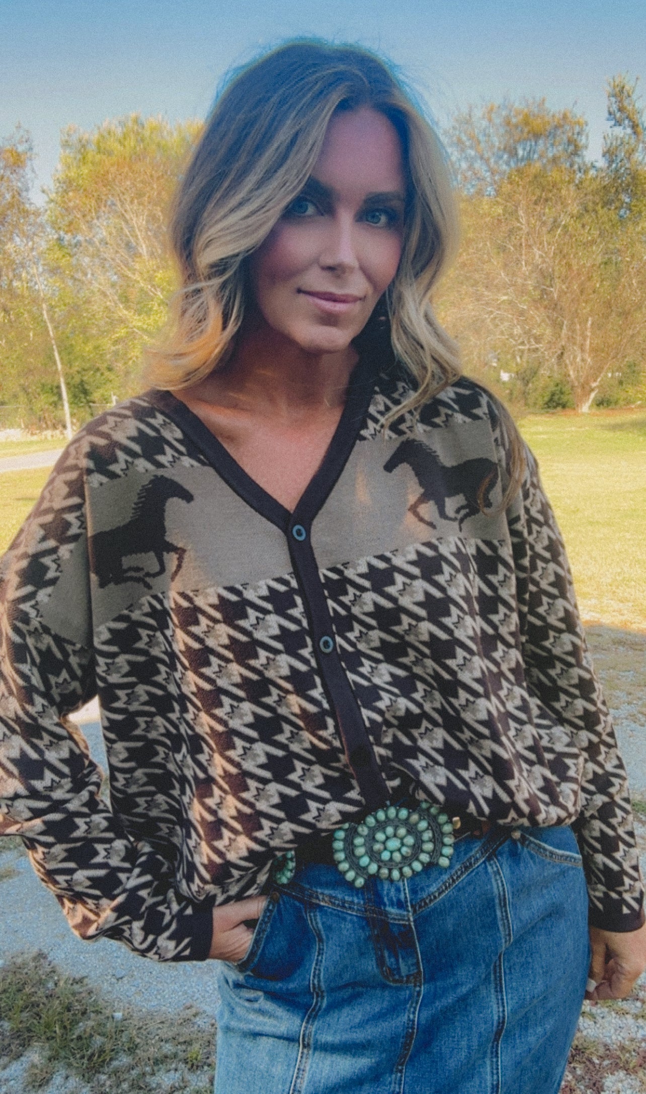 The Uptown Pony Cardigan