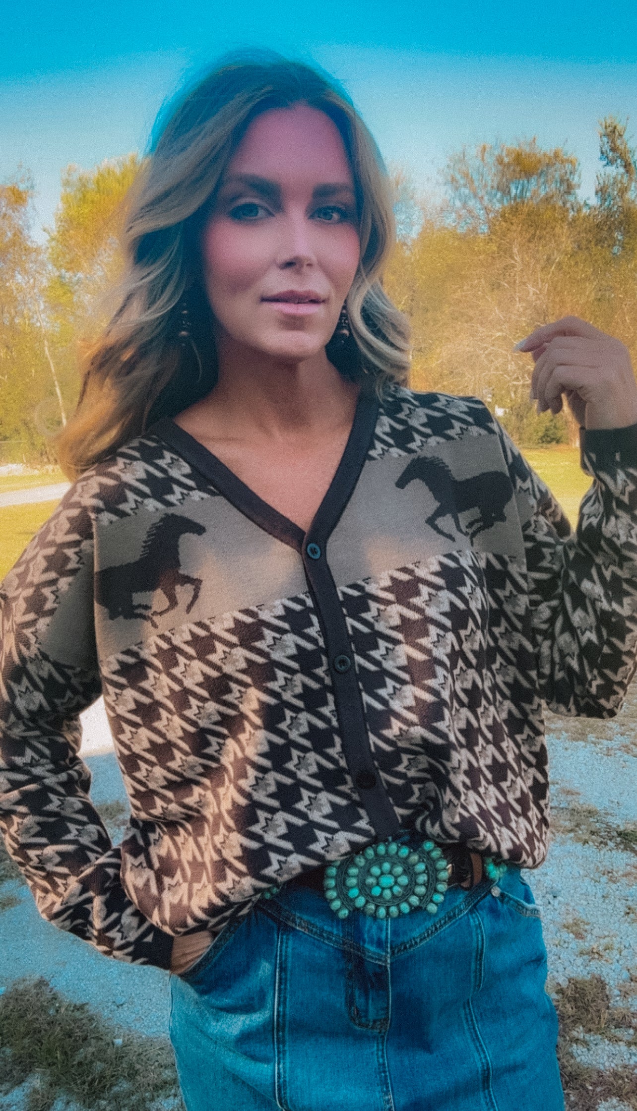 The Uptown Pony Cardigan