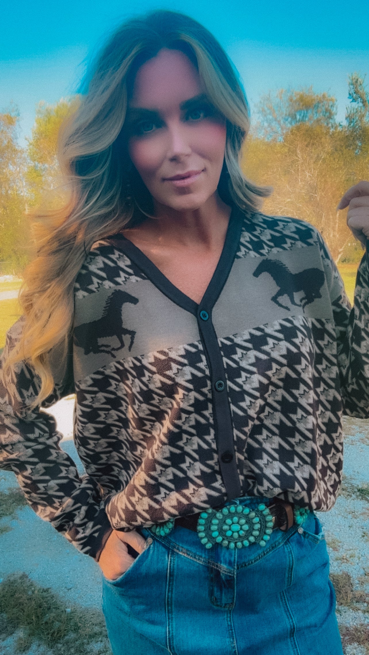The Uptown Pony Cardigan
