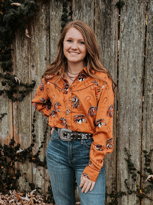 The Western Wishes Button Up