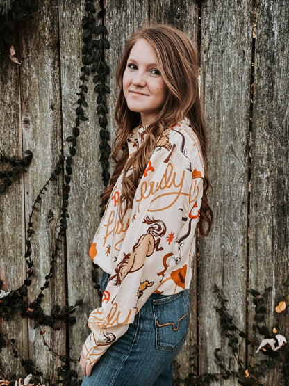 The Branded Bronco Button Up