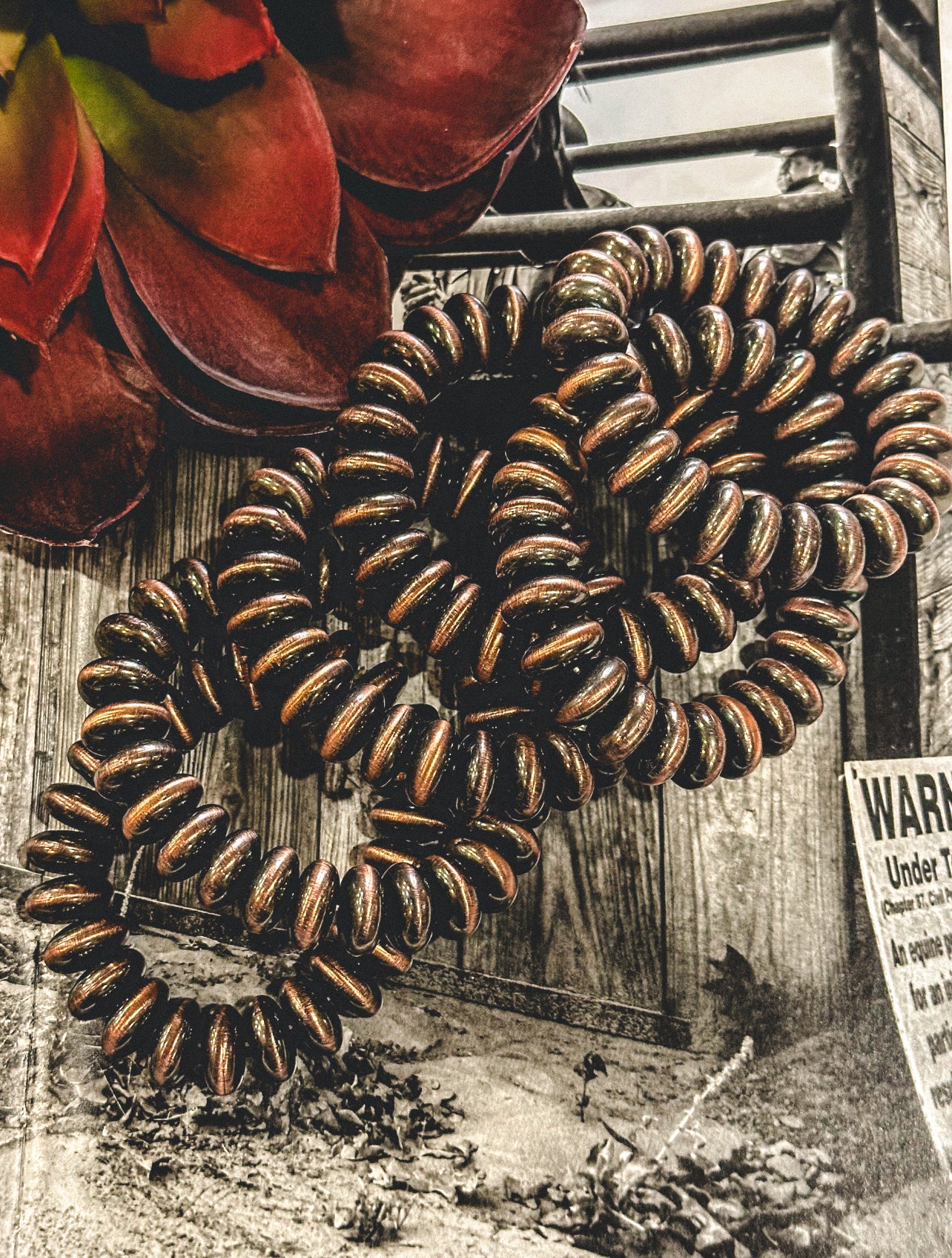 Copper 14mm Stretch Bracelet