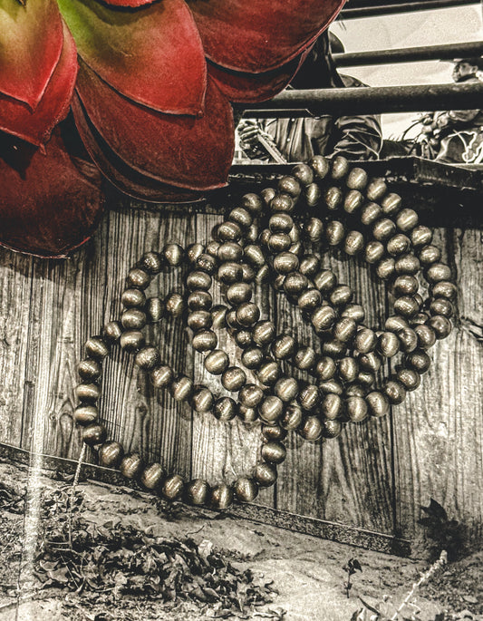 Silver 8mm Stretch Bracelet