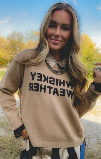 Whiskey Weather Sweater