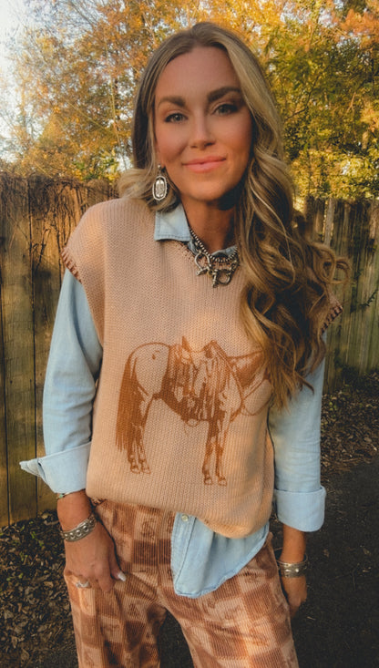 The Cowpony Sweater Vest