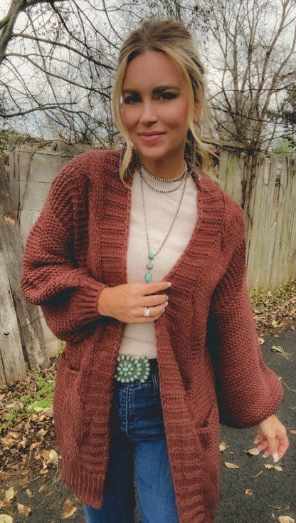 The Chestnut Cardigan