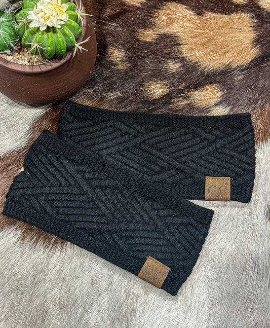 C.C. Headwrap Solid Black