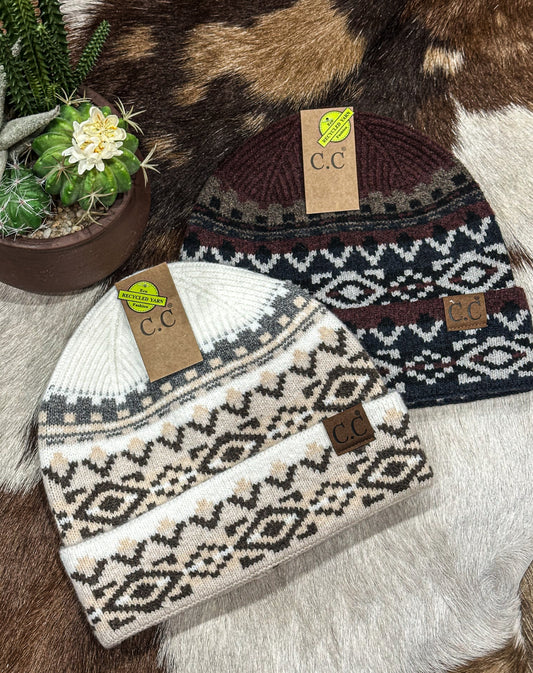 C.C. Aztec Beanie