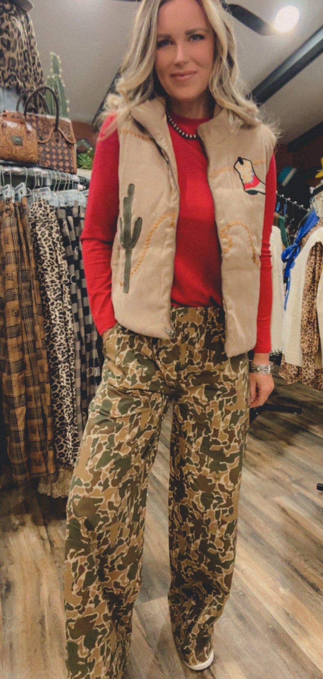 Off Tha Track Camo Pants