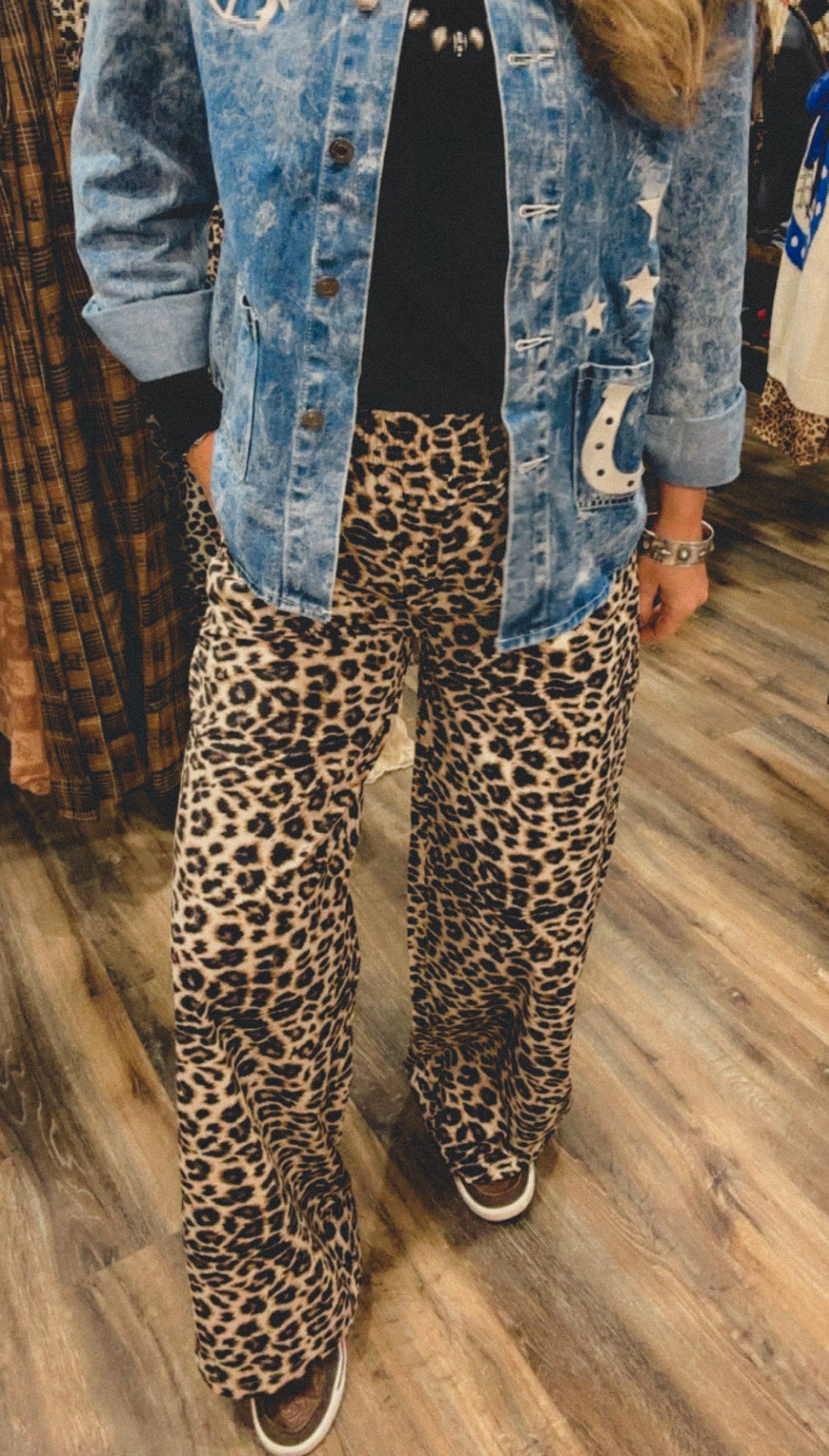 Off Tha Track Leopard Pants