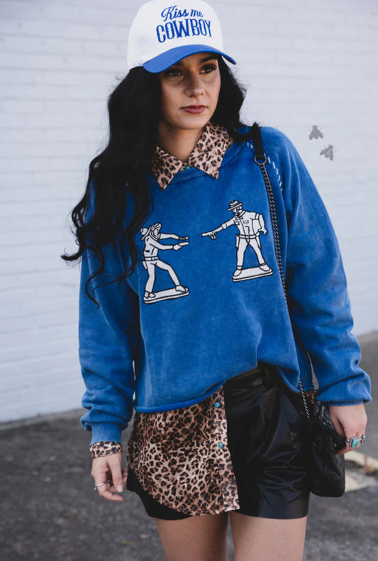 The Cobalt Cowboy Top