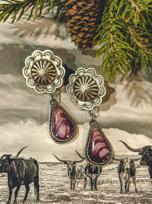 Tufa Ramone Purple Spiny Dangles