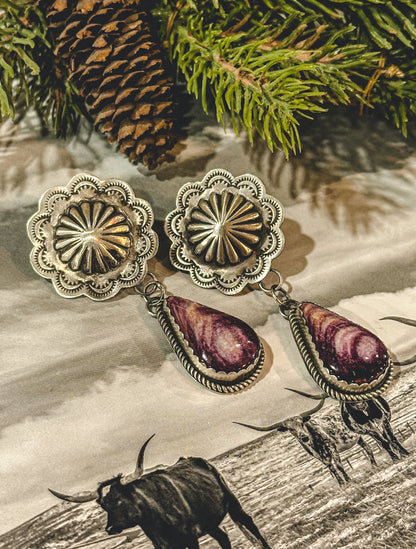 Tufa Ramone Purple Spiny Dangles