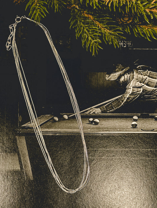 Liquid Silver 20" Necklace