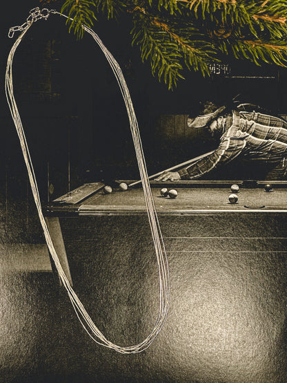 Liquid Silver 16" Necklace