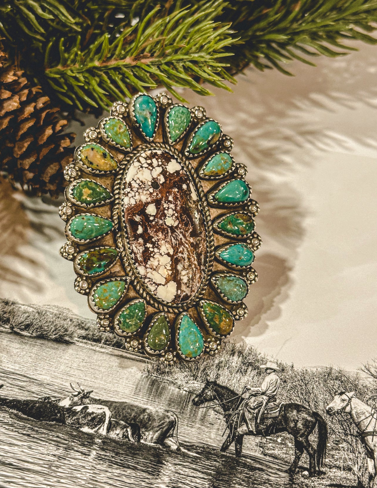 Rosa Tsosie Wild Horse Ring