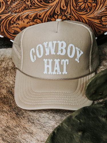 Tan Cowboy Hat Cap