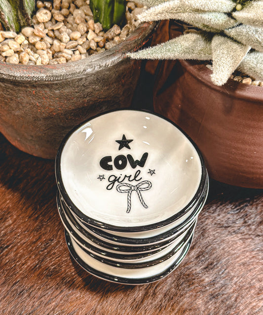 Cowgirl Star Ring Dish