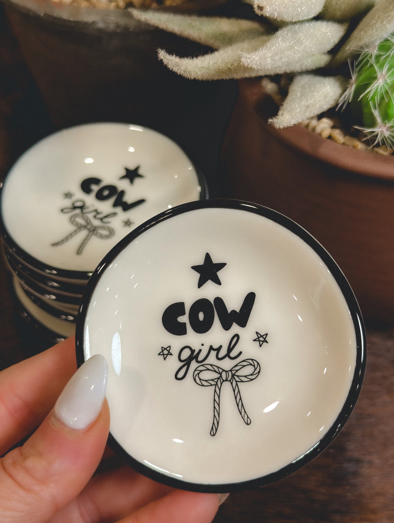 Cowgirl Star Ring Dish