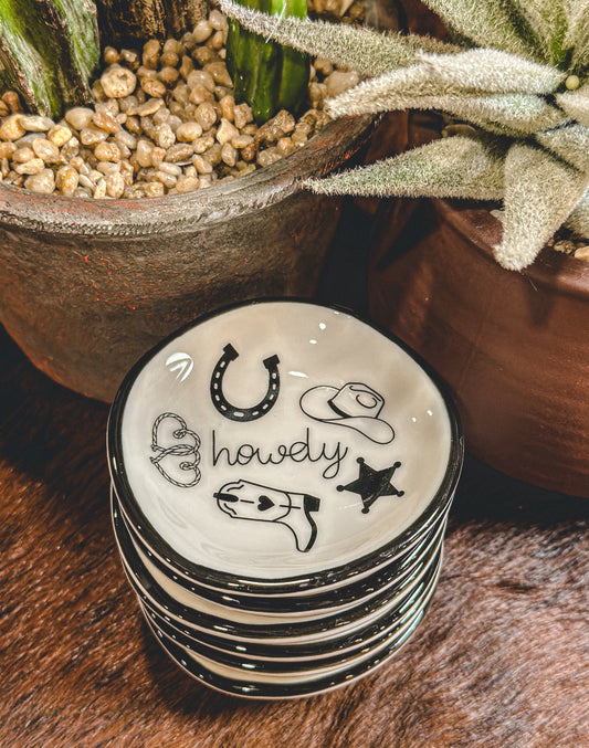 Howdy Ring Dish