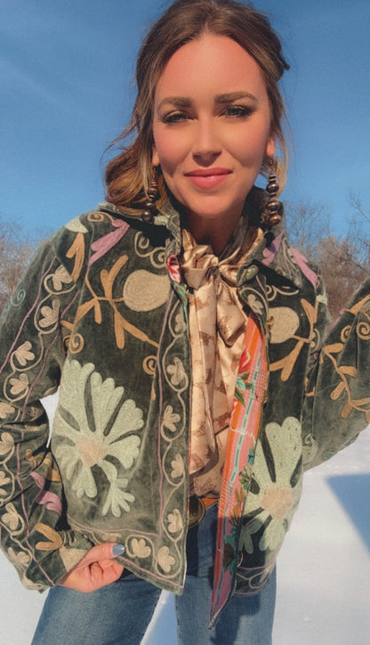 The Cassidy Jacket-Teal