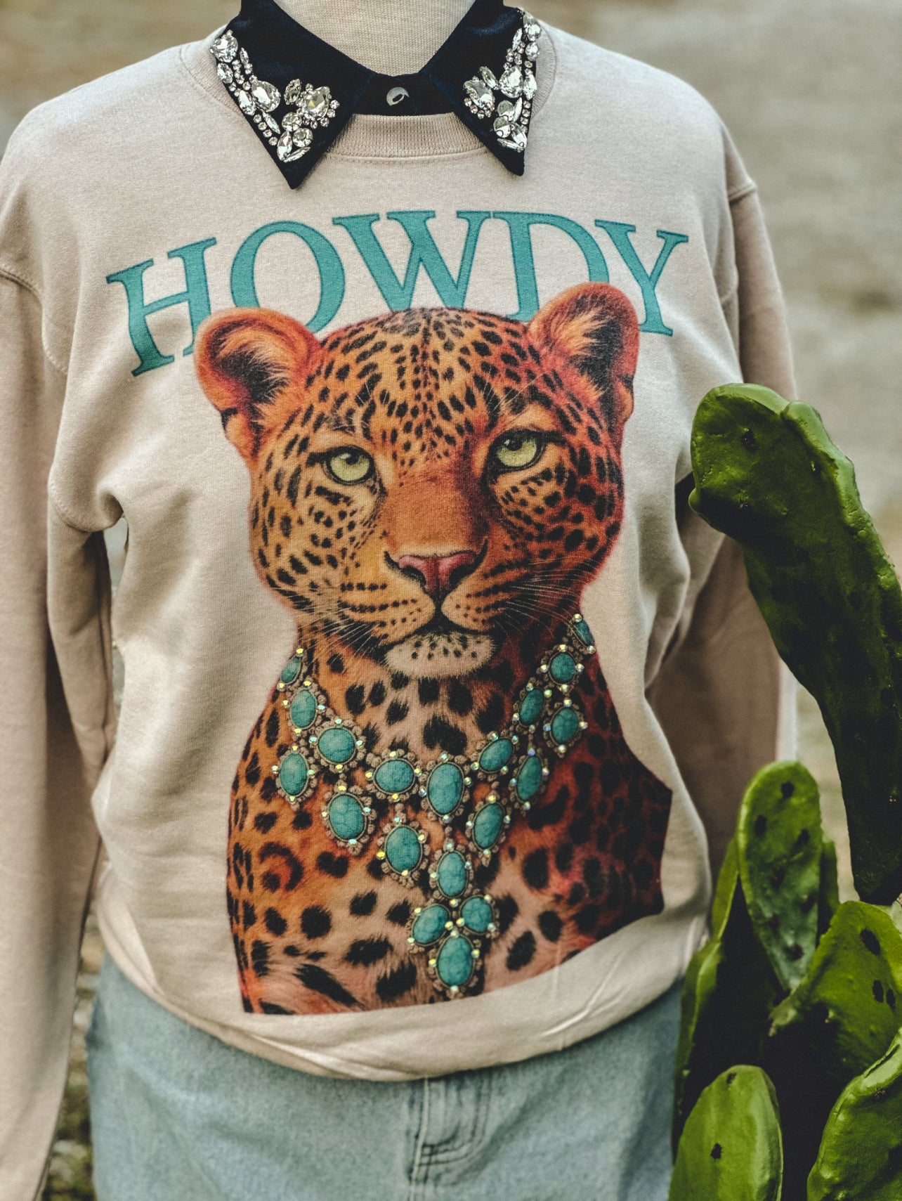 Howdy Cheetah Sweatshirt