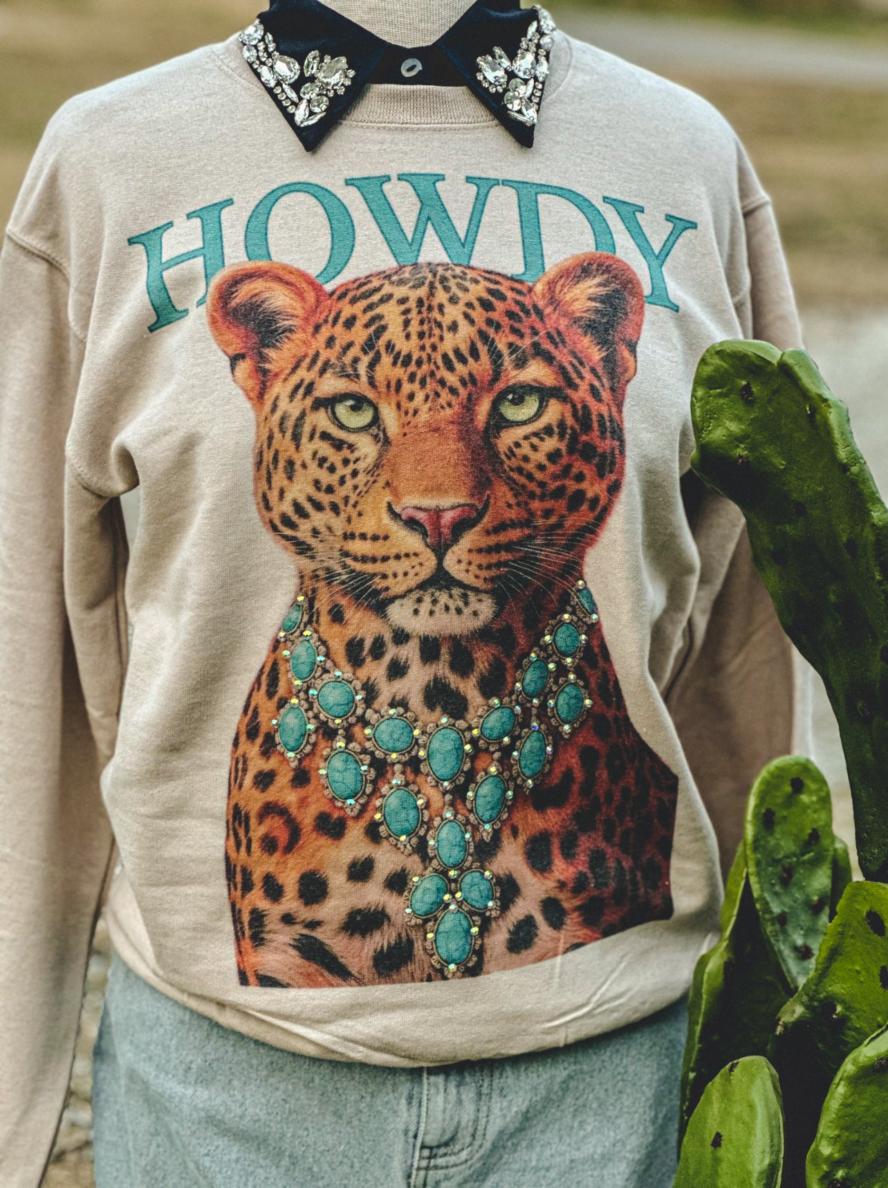 Howdy Cheetah Sweatshirt