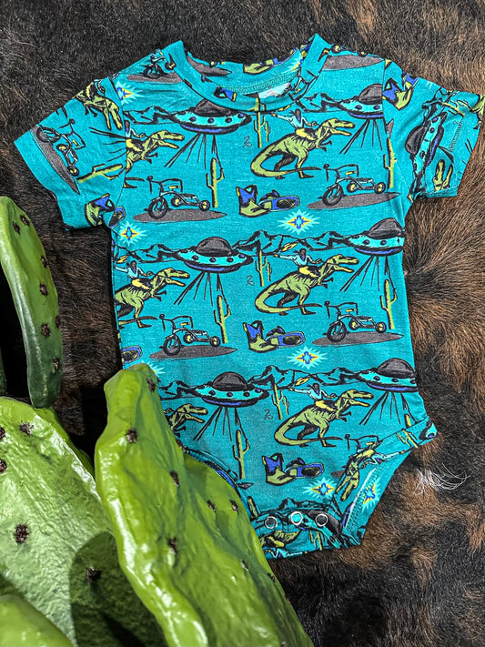 The Dino Cowboy Onesie