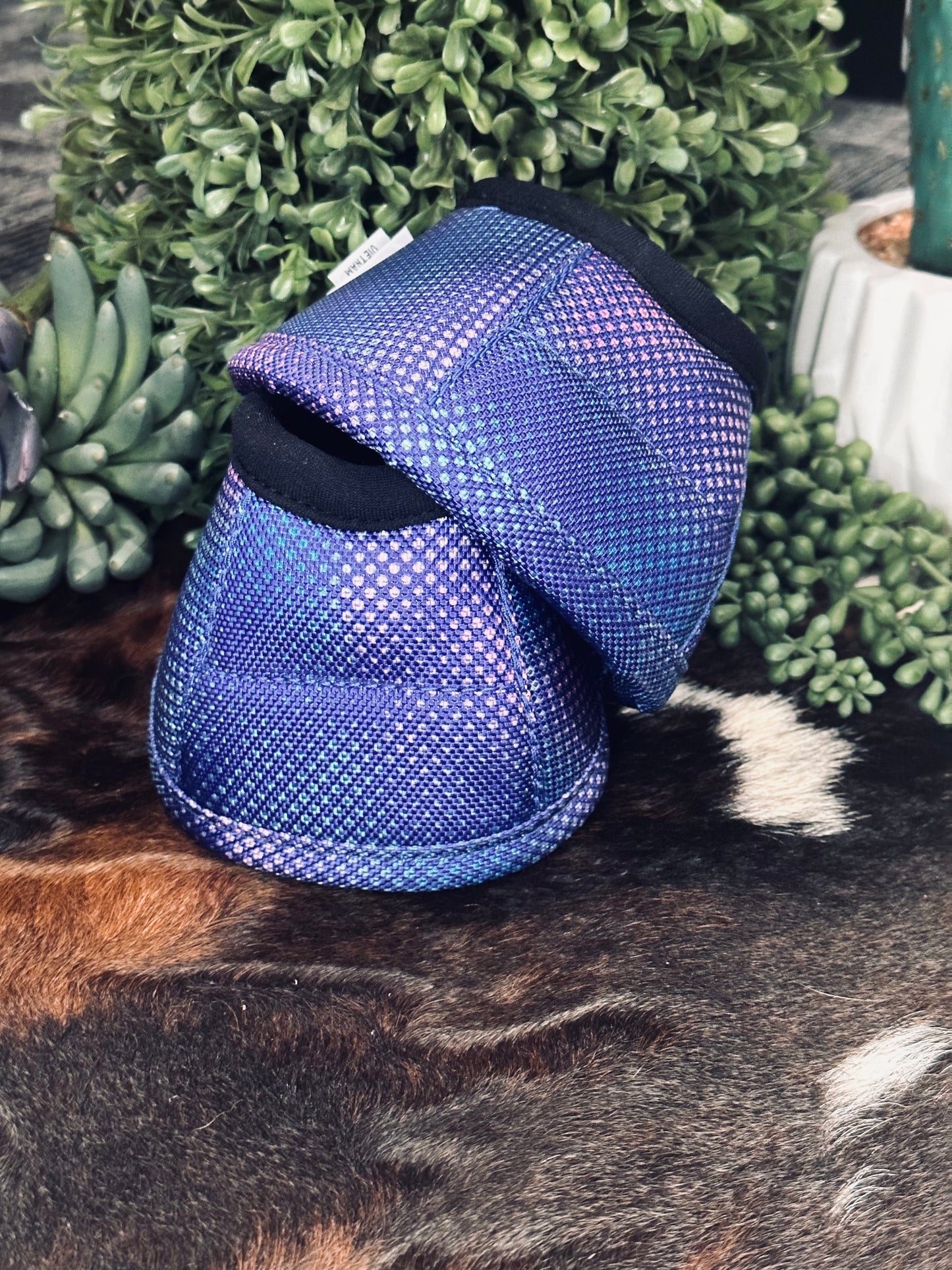 Iridescent Bell Boots