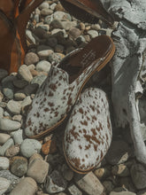 Load image into Gallery viewer, The Adair Chocolate Cowhide Mules